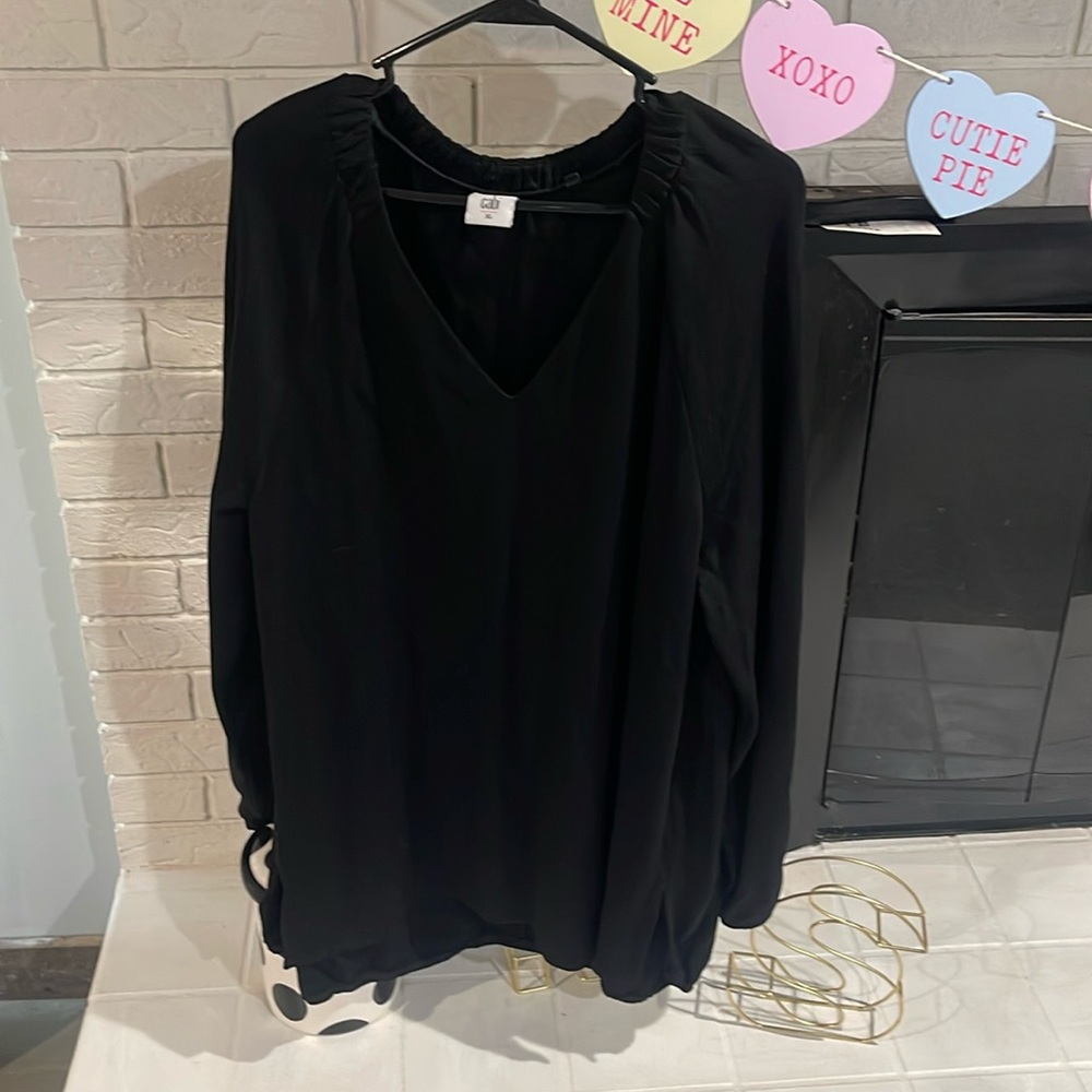 Cabi black blouse